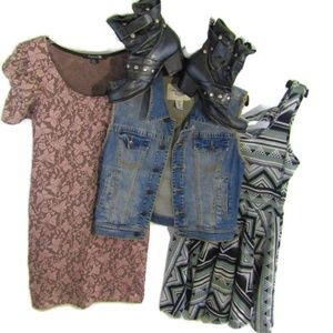 American Rag Forever 21 Dress Vest 4 Piece Bundle